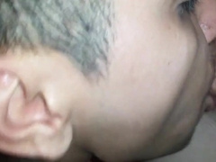 Hot boy sucks cock while i smoke