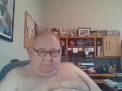 grandpa stroke on webcam