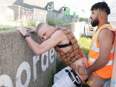 Construction worker, gay outside, fetish