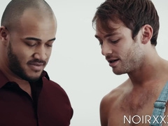 Hard bodied Max Adonis taught how to consume Jasons fine body and throbbing dick