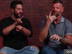 Chubby guys Lanz Adams & Bubba Dip are having gay action