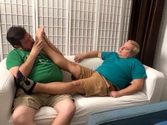 Dilf, gay bondage, feet tickles