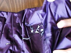 Mini Dress Cock Stroke and Cum
