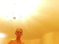 me old faggot with my rings stripping nude