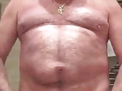 Bearded Dad Showing Cock