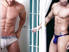 Horny guys cumming powerful - WEL1