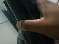 Masturbating and moaning  with a vibrating fleshlight