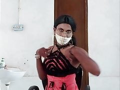 Indian sexy crossdresser Slut Lara D'Souza sexy video
