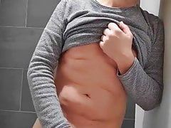 Daddy jerk and cum
