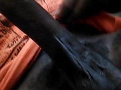 Stroking my cock