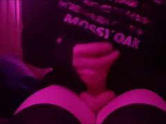 Ultra-Cute femboy wanks off until he finishes off all over himself