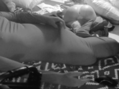 Amputee Creampies Bootie Plaything while dressed in Taut Latex