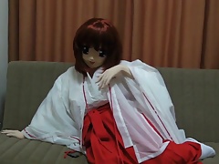 kigurumi cosplay playing herself