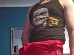 Grind arse bandit jacks off