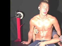 Cum tribute, gay asian, handjob