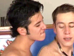 youthfull lads are smooching and fucking intense