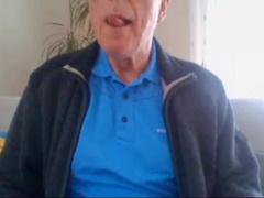 68-Yr-Aged German Father Takes off and Ejaculates for You