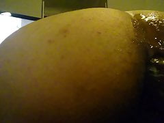Sloppy anal fucking machine