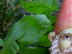 Superb looking homosexual man plays with his schlong outdoors solo