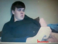 Chubby Guy Strokes His Huge Cock on Cam8888