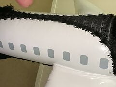 Small Penis Cumming On A Clothed Inflatable Airplane