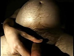 Jacking off with full belly