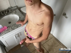 Skinny Fit Vers Boy Plays With Cock And Hole And Fantasizes About Threesome