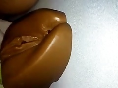 Cumming on Toy Pussy