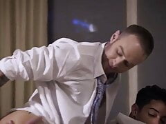 Threesome sexy gay sex.