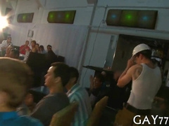 Watch these two hot dudes enjoy a glass of wood while they gulp it down