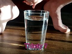 Drink Up Thick Cum In Glass 4k