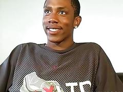 Hot British twink strokes his BBC solo