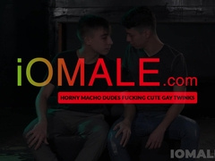 Cute gay Latinos Dave and Axel ready for each others erections