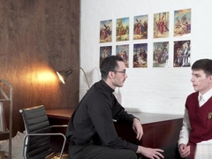 Mature Church Priest Spanks Twinks Ass And Fucks Him