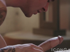 Cute Tristan Hunter fucks Inked Zak Bishop after sensual BJ