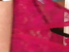 Me wanking into panties