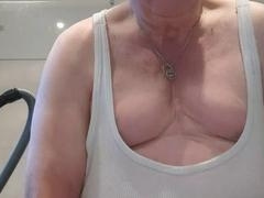 Karlchengeil Teases with Fat Tits