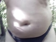 Me in the woods just panties on