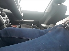 masturbation in car