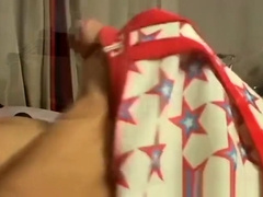 Fit twink with big dick Kelly Cooper working on stiff pole