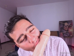 fleshy naughty fellow throating enormous man sausage deeptroat