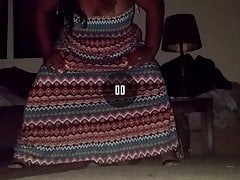 Under long dress