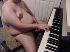 Toying Around With My Keyboard Nude