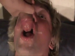 Pounding the twunks throat and jizzing on his face