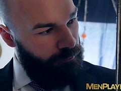 Businessmen take off their suits so they can have hot sex