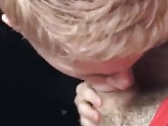 Car huge blowjob