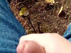 Chubby Gay Woods Cumshot