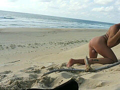 Wolfurry, gay public, gay beach