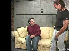 Middle elder kinky homo stud gets gangbanged