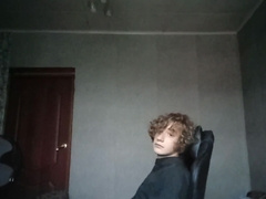 Curly boy with a immense manhood predominates and milks you off displaying his foots